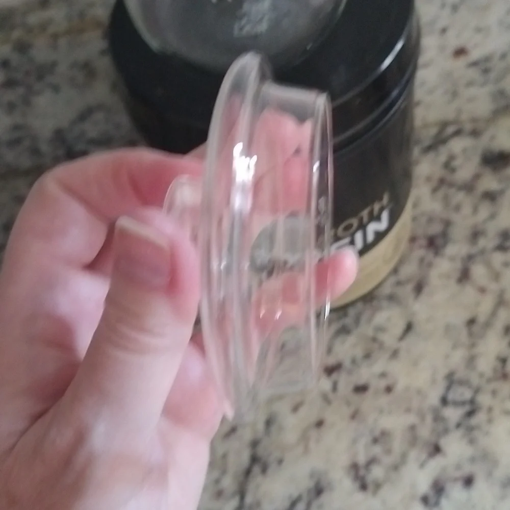 Clear Glass Teapot / Teacup with inner cup with slits, Lid & Handle for Brewing
